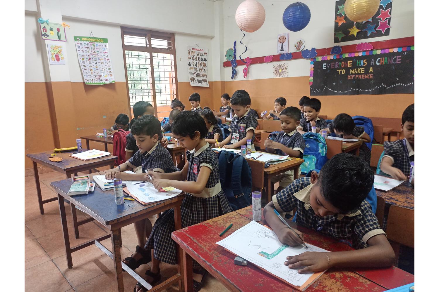 Smiles and steps of our KG stars.